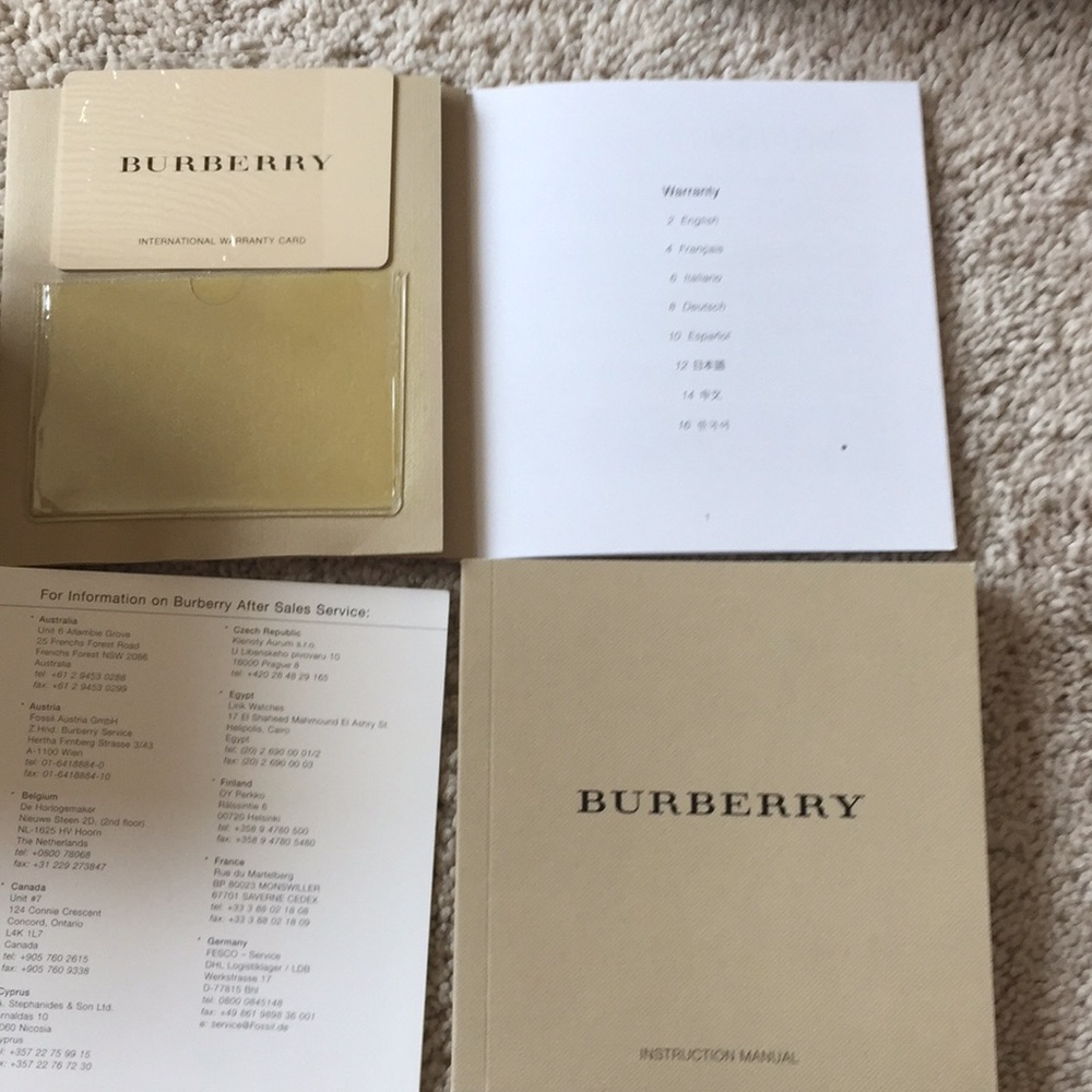 Burberry Women’s 3 bands watch AUTHENTIC - Picture 2 of 8